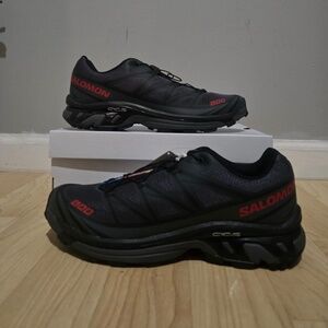 JJJJound Salomon XT-6 Size 10 Ebony/Black Fiery Red